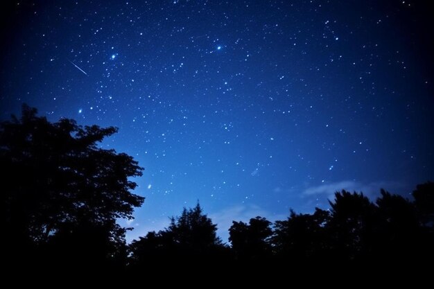 Photo low angle view of stars in sky