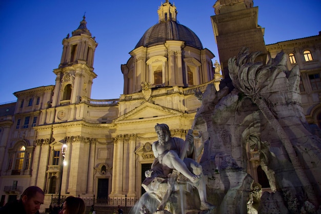 Low angle view of statue of historic building