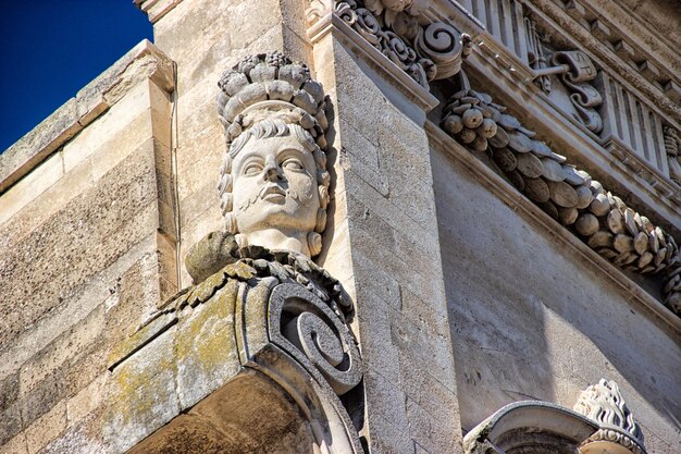 Low angle view of statue