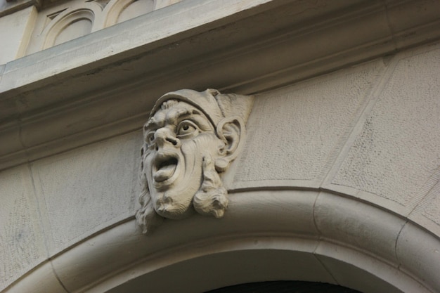 Low angle view of statue