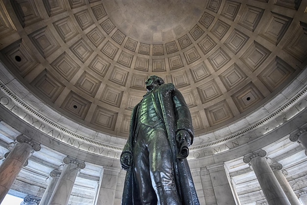 Low angle view of statue