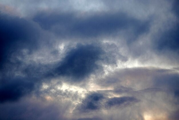 Low angle view of storm clouds in sky