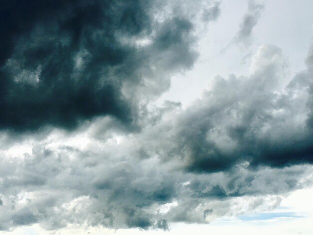 Low angle view of storm clouds in sky