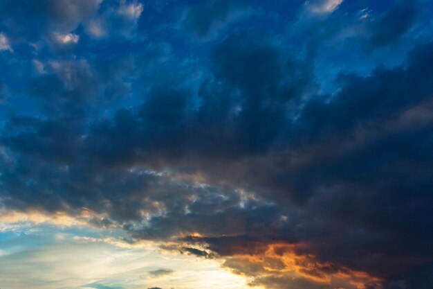 Low angle view of storm clouds in sky