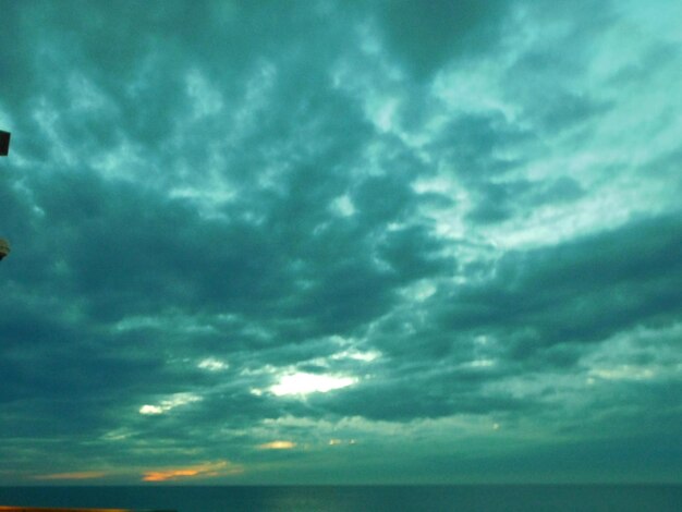 Low angle view of storm clouds in sky