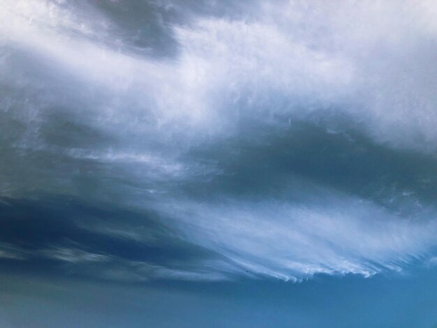 Low angle view of storm clouds in sky