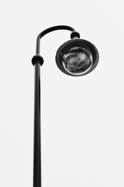 Low angle view of street light