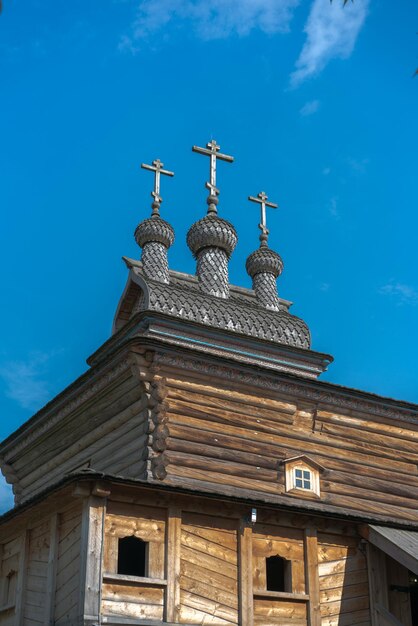 Low angle view of temple against sky