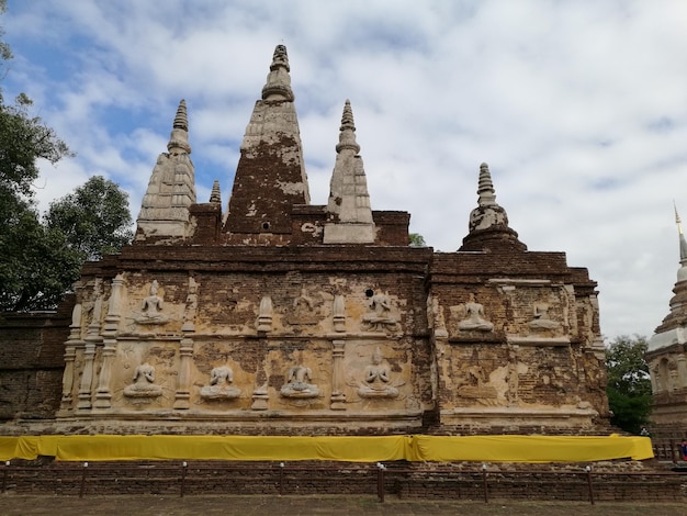 Low angle view of a temple