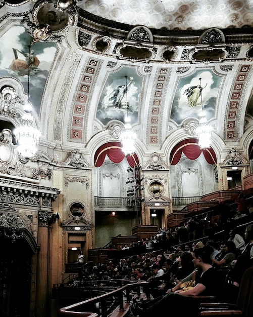 Foto veduta a bassa angolazione del tempio