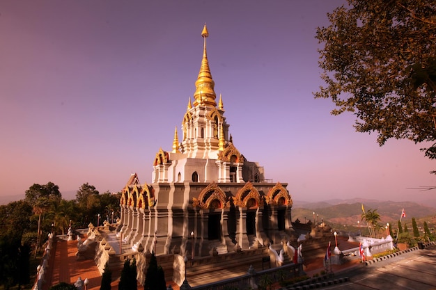 Low angle view of temple