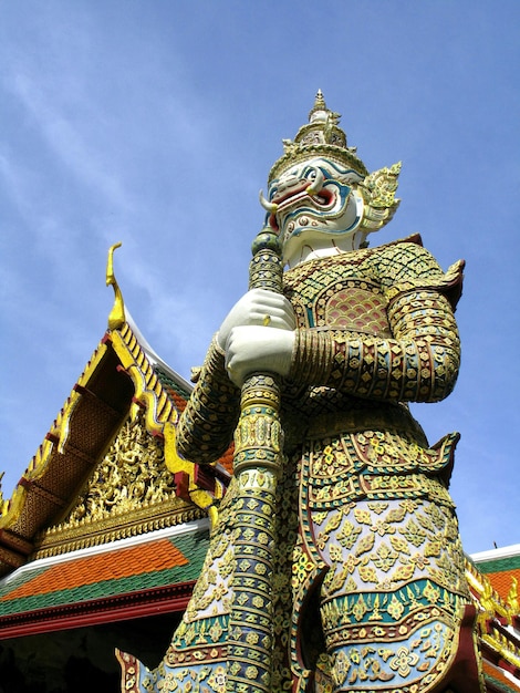 Low angle view of temple