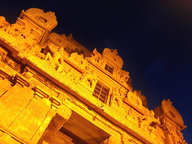 Low angle view of a temple