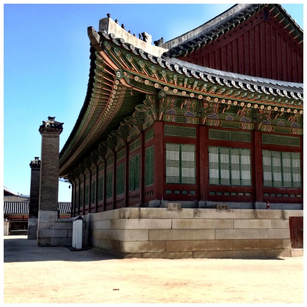 Photo low angle view of temple