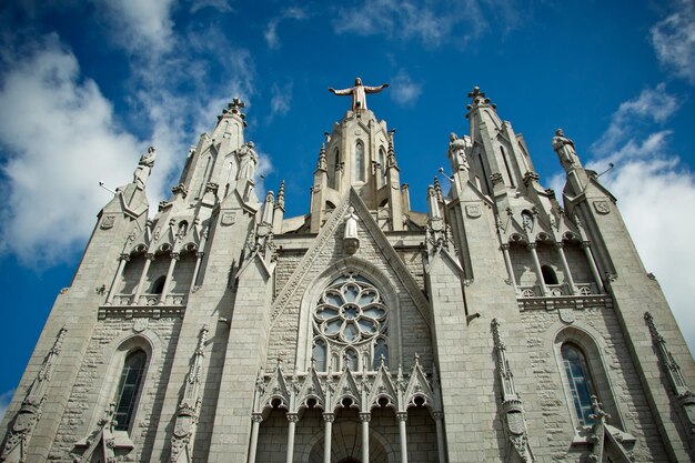 Low angle view of traditional building against sky