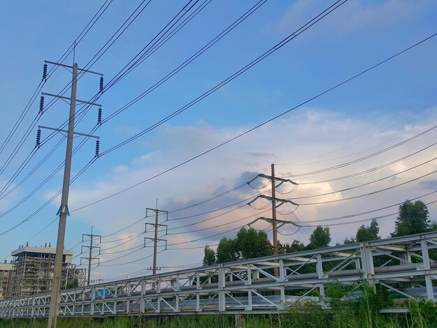 Low angle view of train against sky