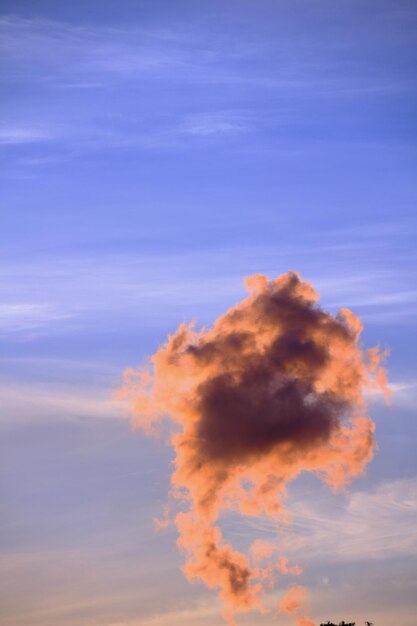 Low angle view of vapor trail in sky