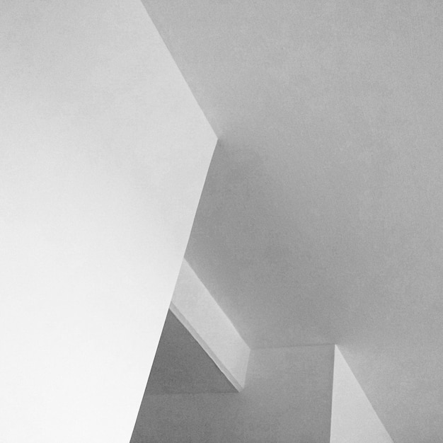 Low angle view of white wall and ceiling