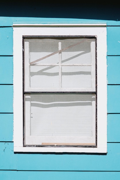 Low angle view of window on building