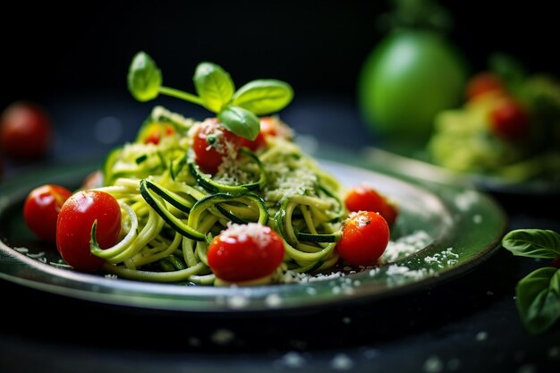 Low Carb Living Zucchini Noedels met Pesto