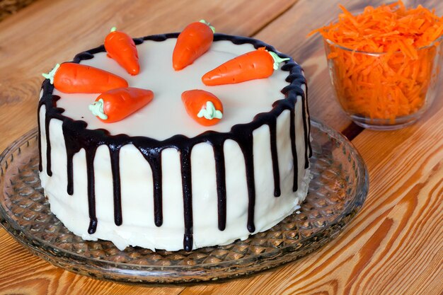 Low fat carrot cake