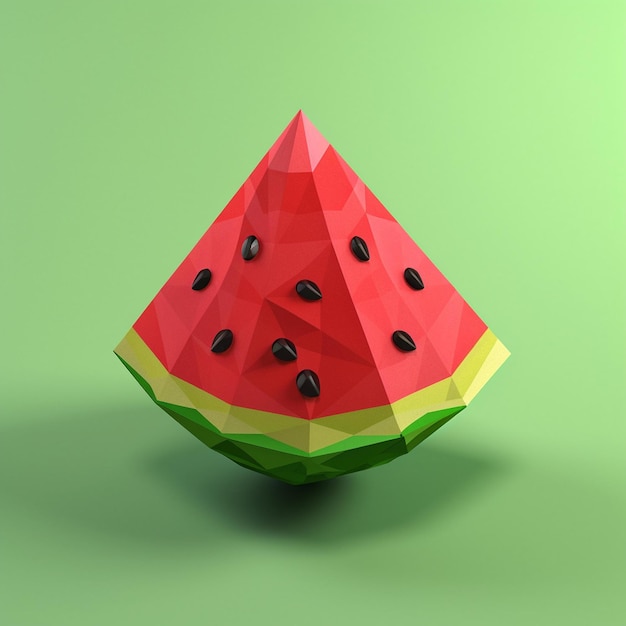 Low poly 3d fruits illustration vector cute cartoon polygon art stock images renders photos pictu