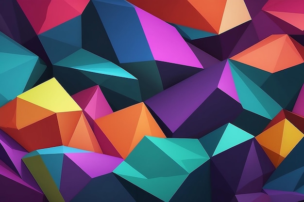 Low poly abstract background