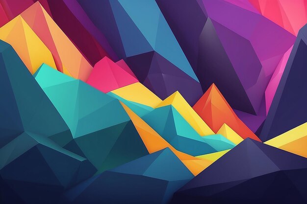 Low poly abstract background