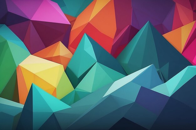 Low poly abstract background