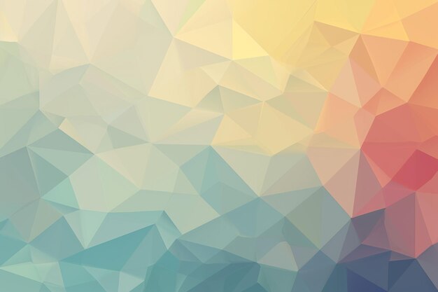 Photo low poly abstract pastel geometric background