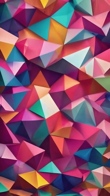 Low poly abstract textured polygonal background blurry triangle design