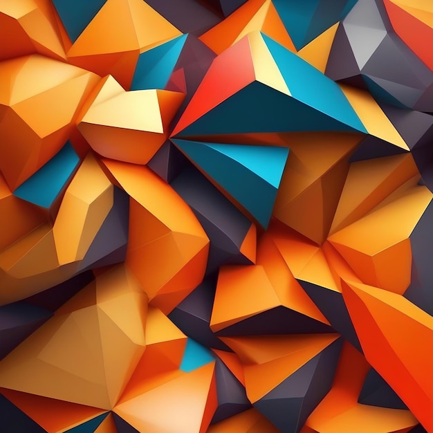 Photo low poly background polygonal abstract background