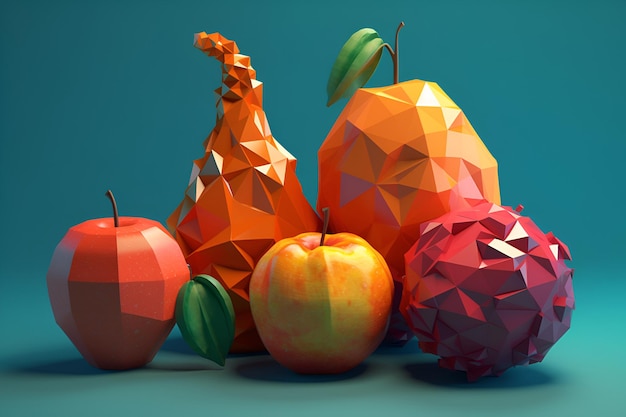 Low poly design ai