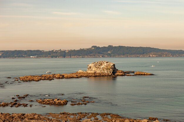 Low tide on a beach in Spain