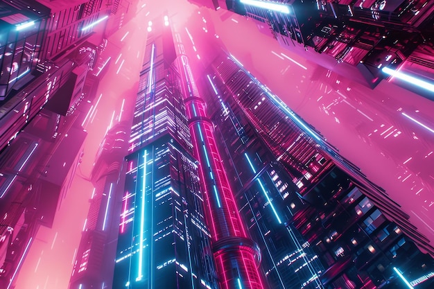 SKYSCRAPER WIRE - GRAY WHITE / CLEAR NEON (スカイ