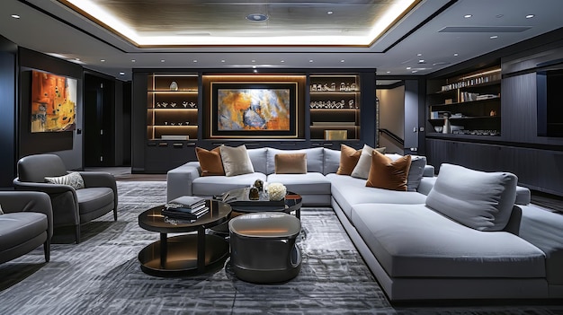 Lower Level Lounge Interior Concept