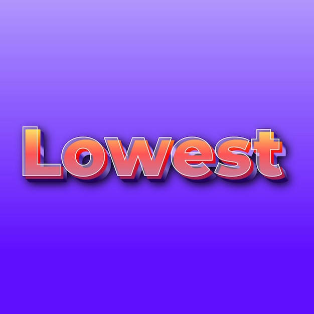 LowestText effect JPG gradient purple background card photo