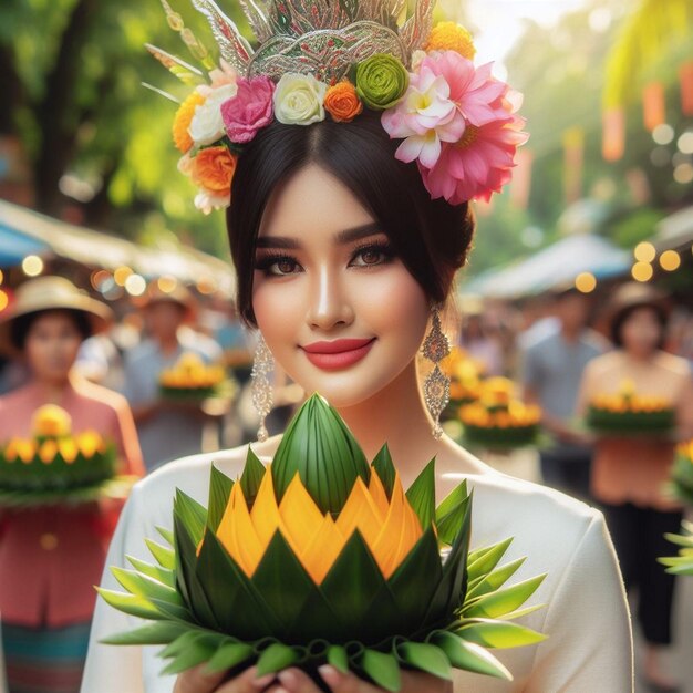 Loy Krathong festival in Thailand