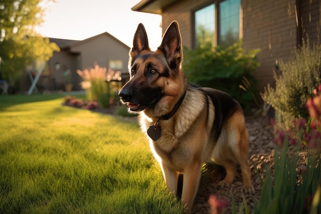 Loyal German Shepherd