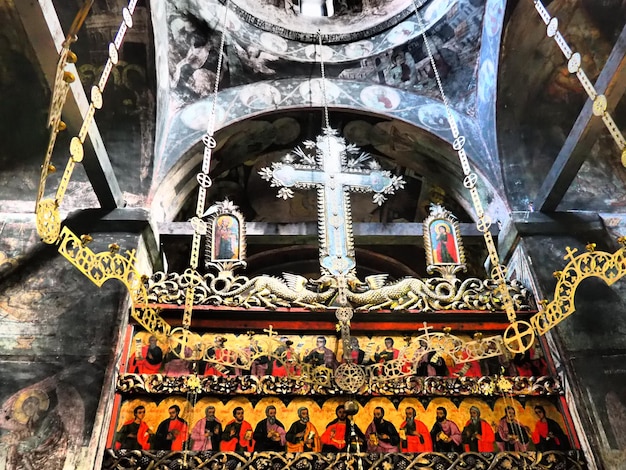 Loznica serbia september tronos monastery of the sabac diocese of the serbian orthodox church on the