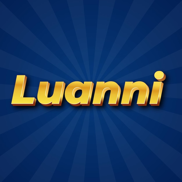 Luanni text effect gold jpg attractive background card photo