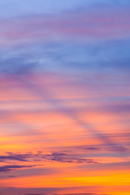 Lucht in de avond.