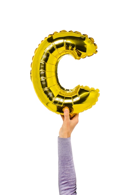 Luchtballon letter C