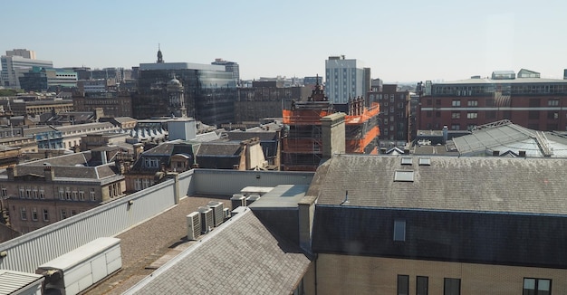 Luchtbeeld van Glasgow
