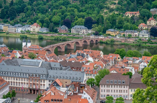 Luchtbeeld van Heidelberg