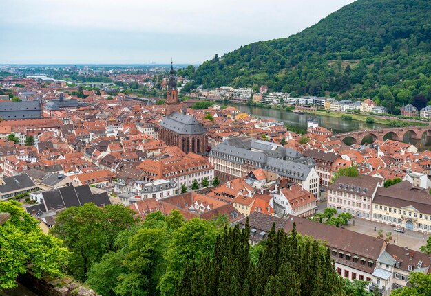 Luchtbeeld van Heidelberg