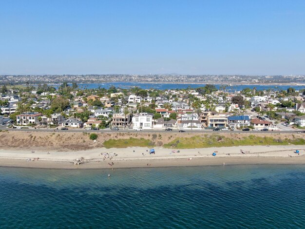 Luchtbeeld van Mission Bay amp Beaches in San Diego, Californië