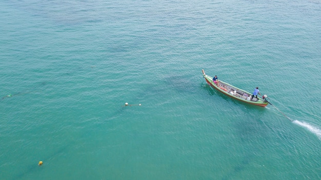 luchtfoto landschap van water Zee