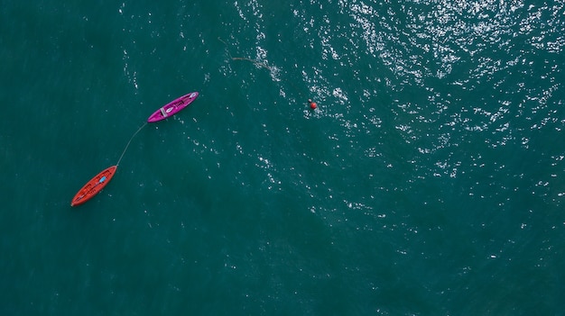 luchtfoto landschap van water Zee