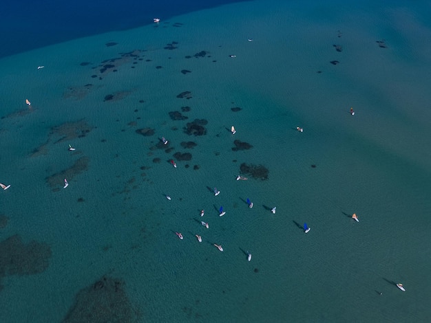 Luchtfoto van Alacati Surf Paradise in Turkije